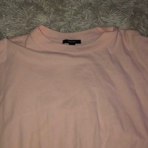 baby pink crop top